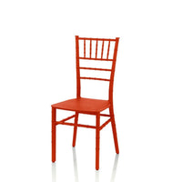 Sedia Falkor polipropilene corallo