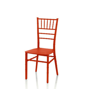 Sedia Falkor polipropilene corallo