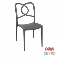 Sedia Hug in polipropilene rinforzata con fibra di vetro colore bianco