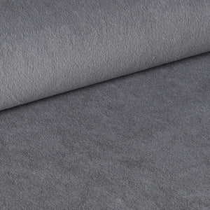 Sedia Vika in tessuto Anka 5 grigio con piedini neri