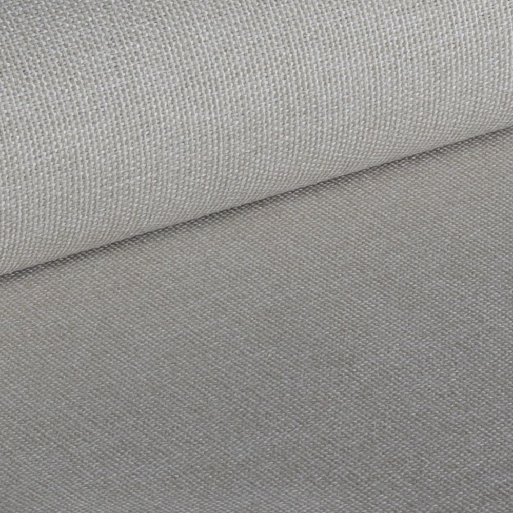 Sedia Vika in tessuto Keten 147 tortora con piedini neri