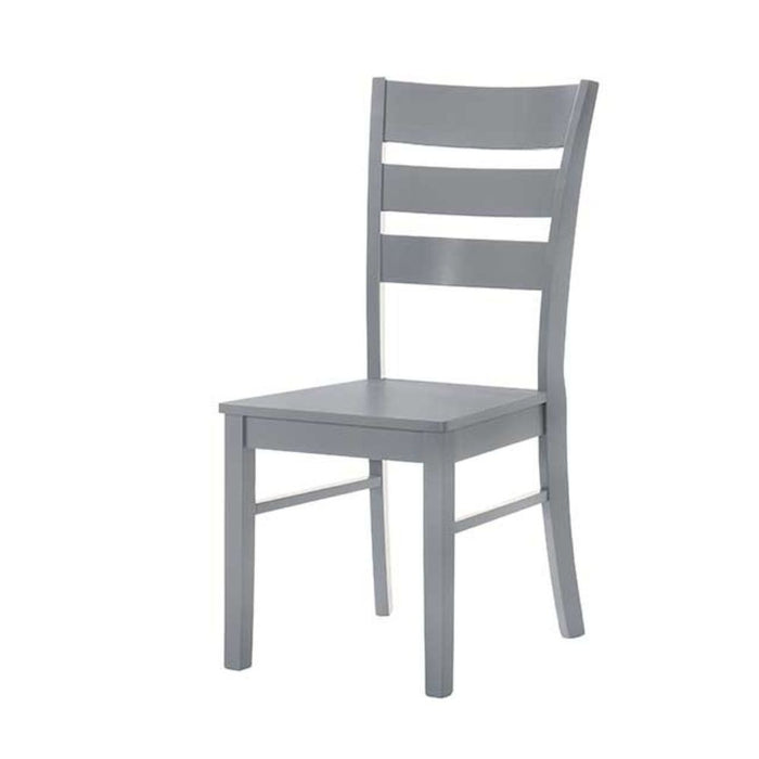 Sedia in legno Lisa colore grigio H 99x46x54.5 cm.