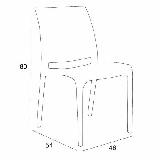 Sedia Reale NERA per Catering eventi e manifestazioni