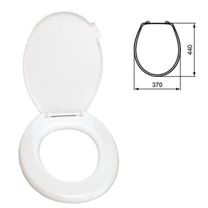 Sedile copriwater universale per bagno copri WC in plastica 44x36.5cm Art. 52993