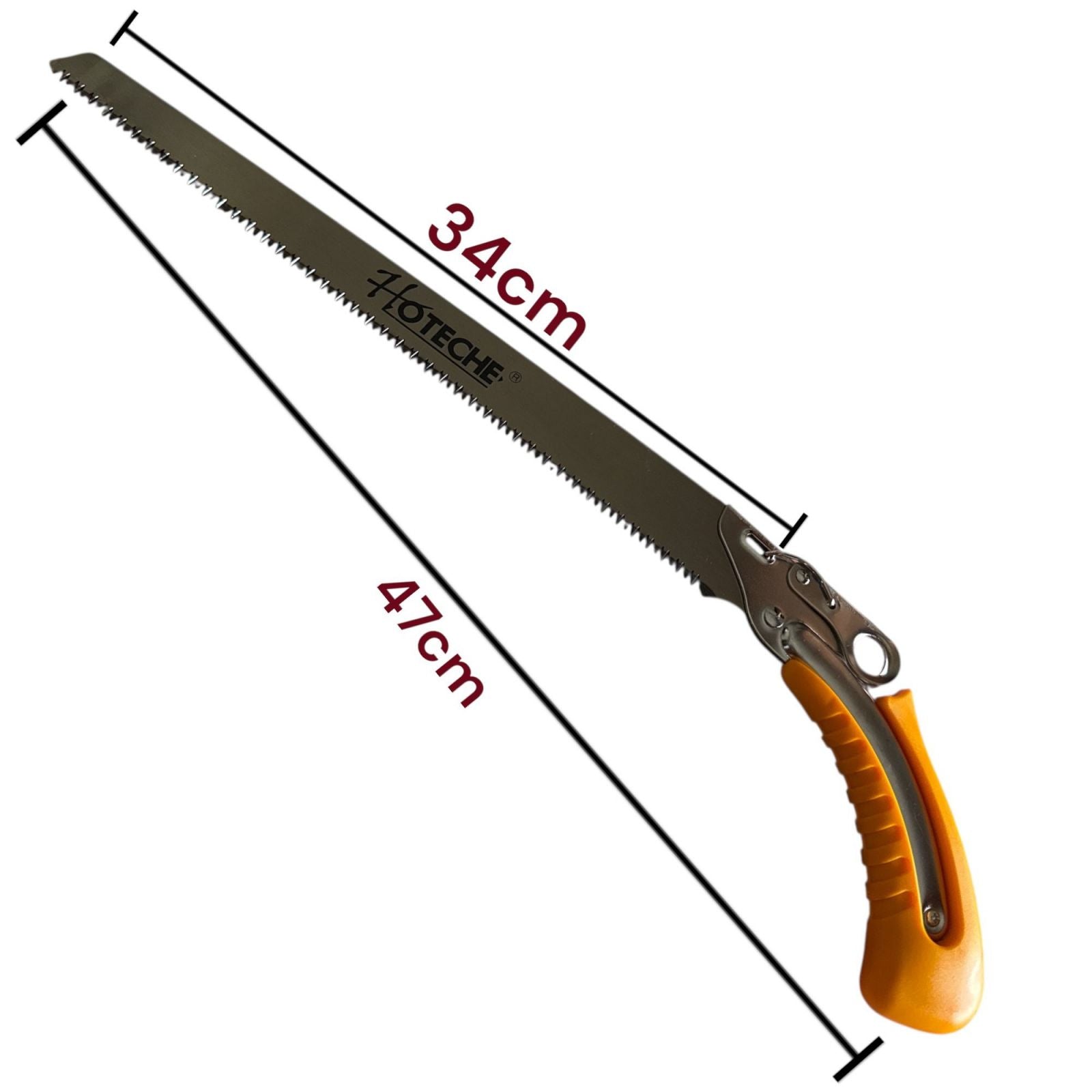 Sega Potatura 13" 33cm Lama Acciaio Taglio Preciso con Astuccio Professionale