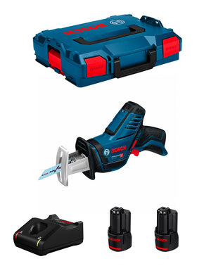 Sega Universale BOSCH GSA 12V-14 (2 x 3,0 Ah + GAL12V-40 + L-Boxx 102)