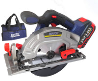 Sega circolare a batteria 21V 165mm taglio 4.0Ah 5000RPM regolabile 89817