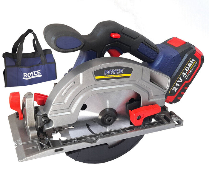 Sega circolare a batteria 21V 165mm taglio 4.0Ah 5000RPM regolabile 89817