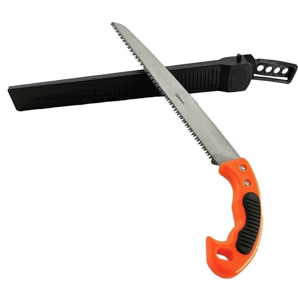 Segaccio sega da pota per potatura lama dritta 30cm seghetto ramI con fodero
