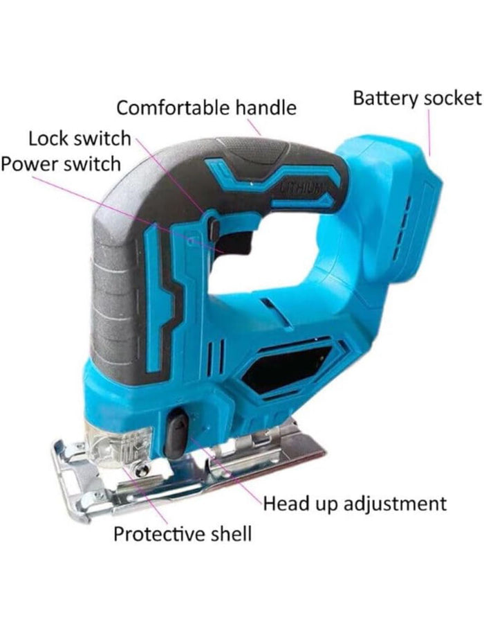 Seghetto alternativo con doppia  batteria da 48V 3 livelli 0-3600RPM