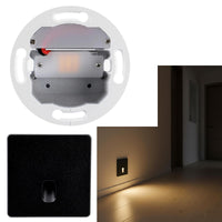 Faretto segnapassi LED incasso 4W 3000K dimmerabile luce per interni scale gradini ingresso Quadrato Nero 230V