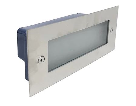 Segnapasso LED rettangolare 2,5W IP65 Luce Naturale 4000K ES05-AN