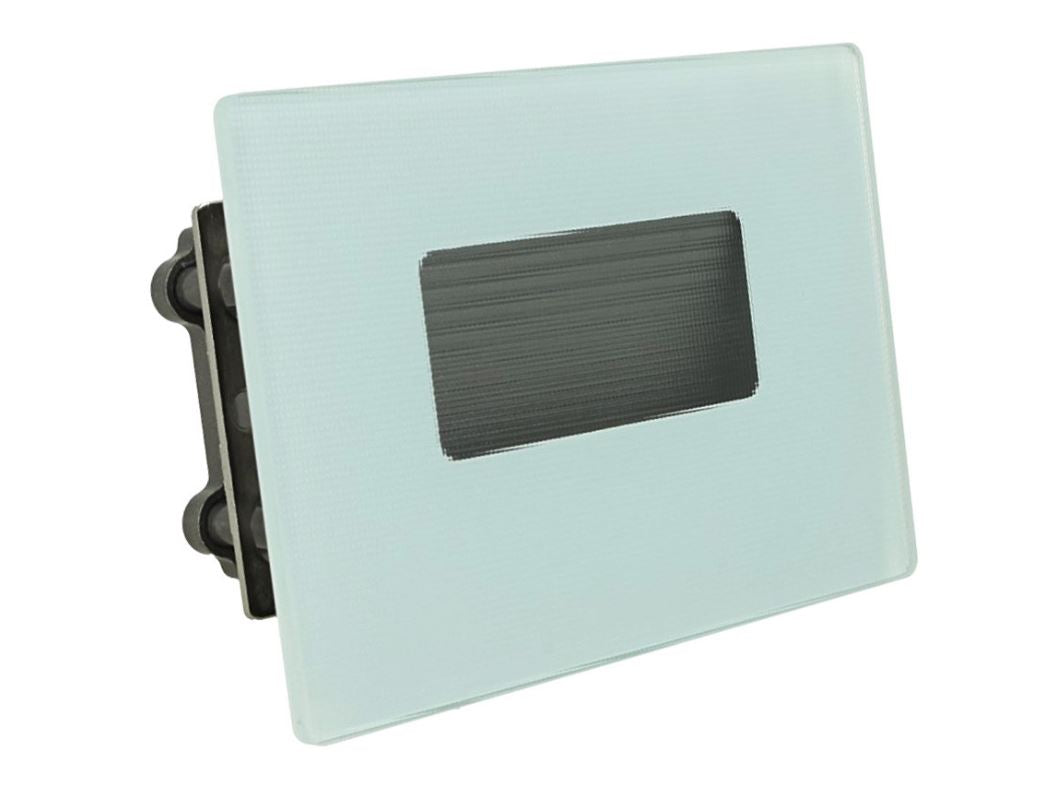 Segnapasso Led Esterno Impermeabile IP66 3W Vetro Trasparente Bianco Per Scatola 503 CW NW WW 3 In 1