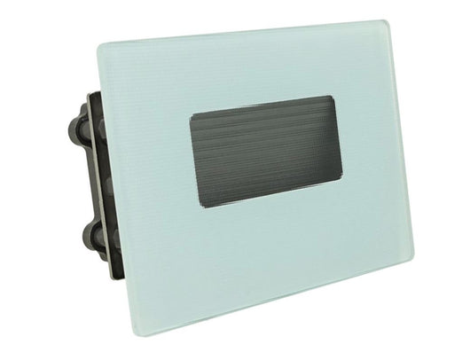 Segnapasso Led Esterno Impermeabile IP66 3W Vetro Trasparente Bianco Per Scatola 503 CW NW WW 3 In 1