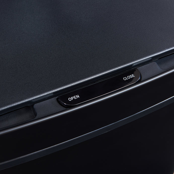 Pattumiera Automatica Venna con Sensore a 3 Scomparti Capacità 62 L - Nero [en.casa]