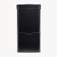 Pattumiera Automatica Venna con Sensore a 3 Scomparti Capacità 62 L - Nero [en.casa]