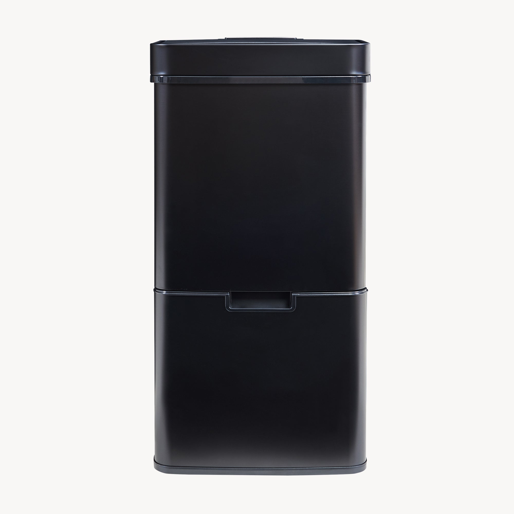 Pattumiera Automatica Venna con Sensore a 3 Scomparti Capacità 72 L - Nero [en.casa]