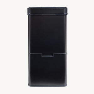 Pattumiera Automatica Venna con Sensore a 3 Scomparti Capacità 72 L - Nero [en.casa]