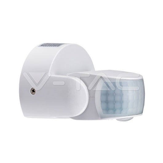 Sensore di Movimento a Infrarossi 180/360° Montaggio a Parete Colore Bianco