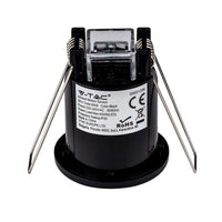 V-TAC VT-8092 Sensore di Movimento a Infrarossi 360° Montaggio a Incasso Colore Nero SKU 6609