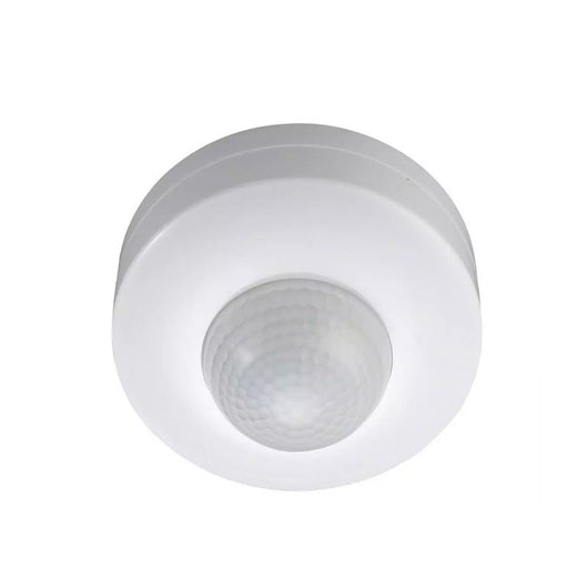 Sensore di Movimento a Infrarossi e Crepuscolare 360 Gradi Montaggio a Plafone Carcassa Bianca IP20 Manual Override SKU-1355