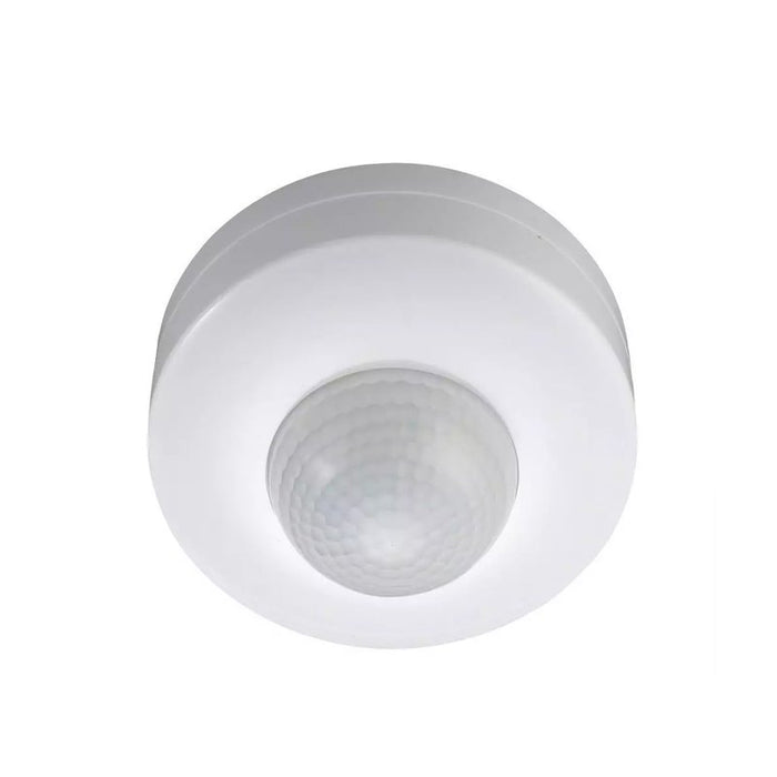 Sensore di Movimento a Infrarossi e Crepuscolare 360 Gradi Montaggio a Plafone Carcassa Bianca IP20 Manual Override SKU-1355