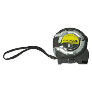 FLESSOMETRO METRO 8mtX25mm ESTENSIBILE PROFESSIONALE MUNDIAL 1821.080