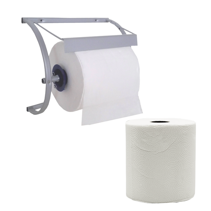 Dispenser bobina carta PRATIKO a muro/banco 469