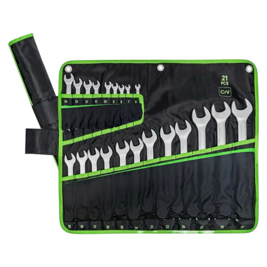 Serie Kit Set 21 Chiavi Combinate A Stella E Fisse Inglesi Da 6 a 32mm  19101121