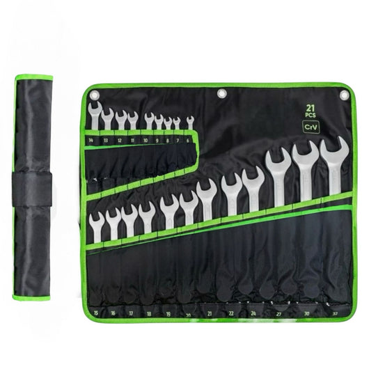 Serie Kit Set 21 Chiavi Combinate A Stella E Fisse Inglesi Da 6 a 32mm  19101121