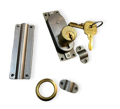 Serrature a stringa con cilindro MM 20X20 c/piasta