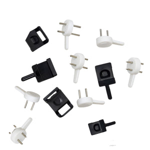 Set 12 Ganci per Cornice 14x25 mm Appendiquadri, Specchi, Cornici e Decorazioni da Parete