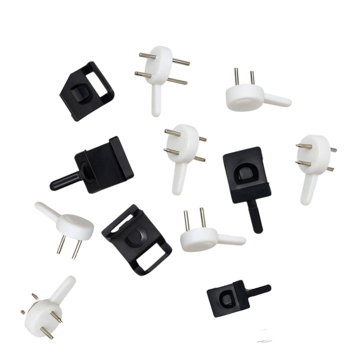 Set 12 Ganci per Cornice 14x25 mm Appendiquadri, Specchi, Cornici e Decorazioni da Parete