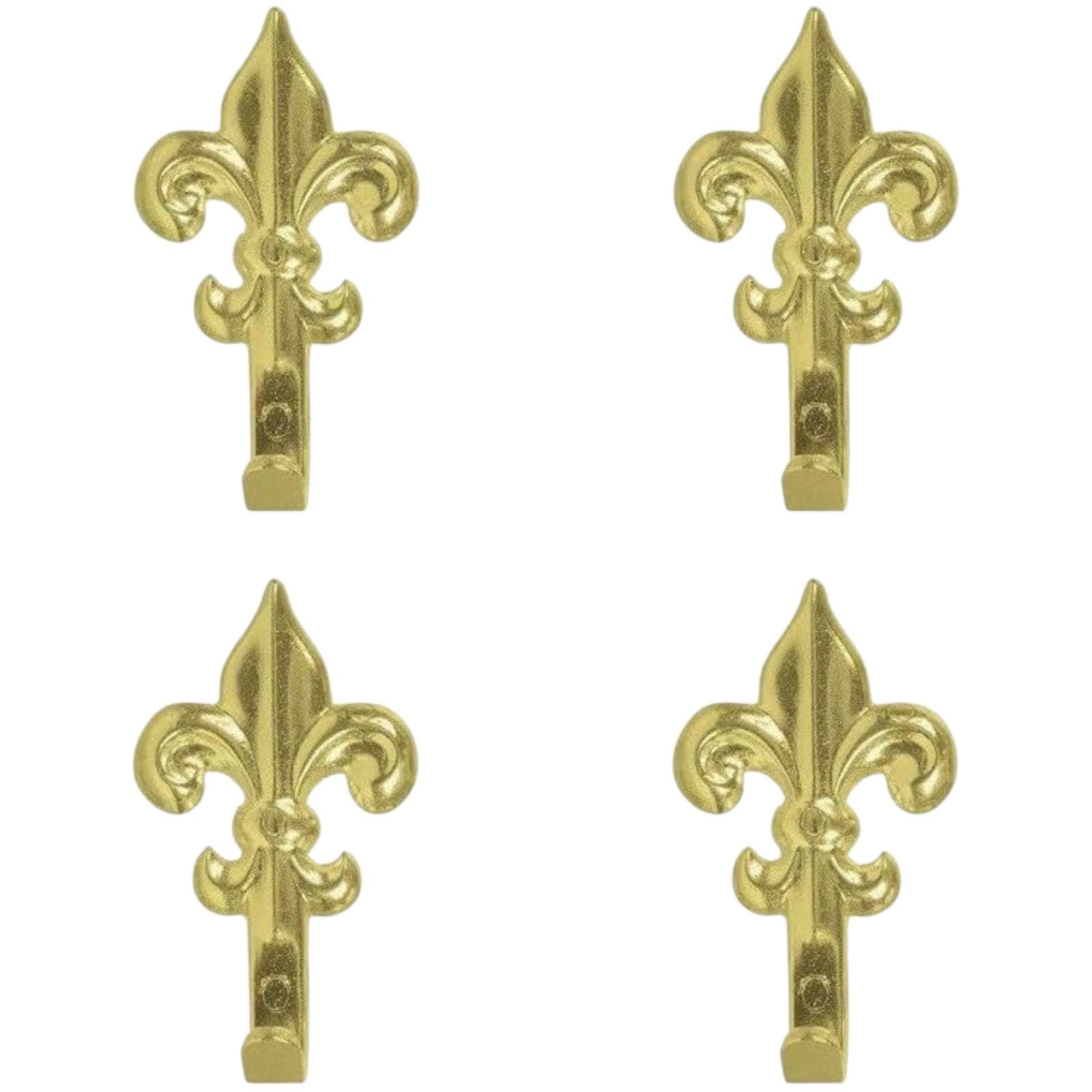 Set 15 Ganci Oro per Quadro Forma Giglio Chiodi da 17mm Ganci da 3cm 68241