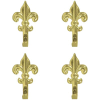 Set 15 Ganci Oro per Quadro Forma Giglio Chiodi da 17mm Ganci da 3cm 68241
