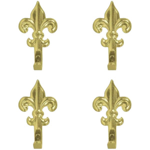 Set 15 Ganci Oro per Quadro Forma Giglio Chiodi da 17mm Ganci da 3cm 68241