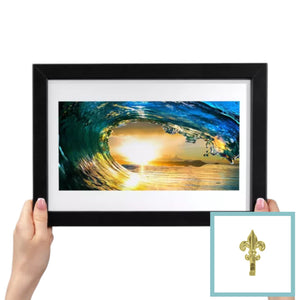 Set 15 Ganci Oro per Quadro Forma Giglio Chiodi da 17mm Ganci da 3cm 68241