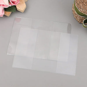 Set 2 Custodie Porta Passaporto PVC Impermeabili Protettive Passaporto Viaggio
