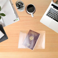 Set 2 Custodie Porta Passaporto PVC Impermeabili Protettive Passaporto Viaggio