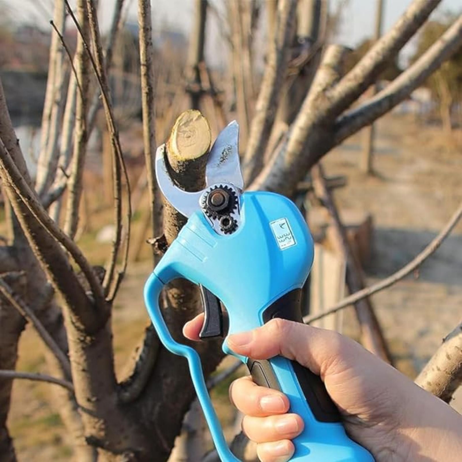 Set 2 Lame di Ricambio per Cesoie Elettriche Lama Fissa Lama Mobile Taglio 45mm