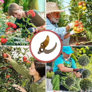 Set 2 Lame di Ricambio per Cesoie Elettriche Lama Fissa Lama Mobile Taglio 45mm