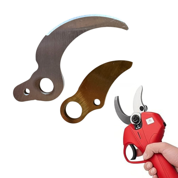 Set 2 Lame di Ricambio per Cesoie Elettriche Lama Fissa Lama Mobile Taglio 45mm