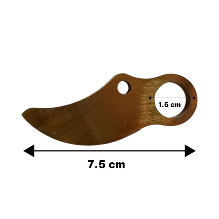 Set 2 Lame di Ricambio per Cesoie Elettriche Lama Fissa Lama Mobile Taglio 45mm