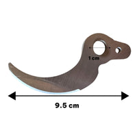 Set 2 Lame di Ricambio per Cesoie Elettriche Lama Fissa Lama Mobile Taglio 45mm