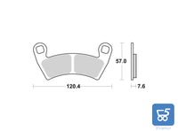 Set 2 Pastiglie Freni AP Racing Off-Road Sintered Formula LMP497 ORR per MOTO