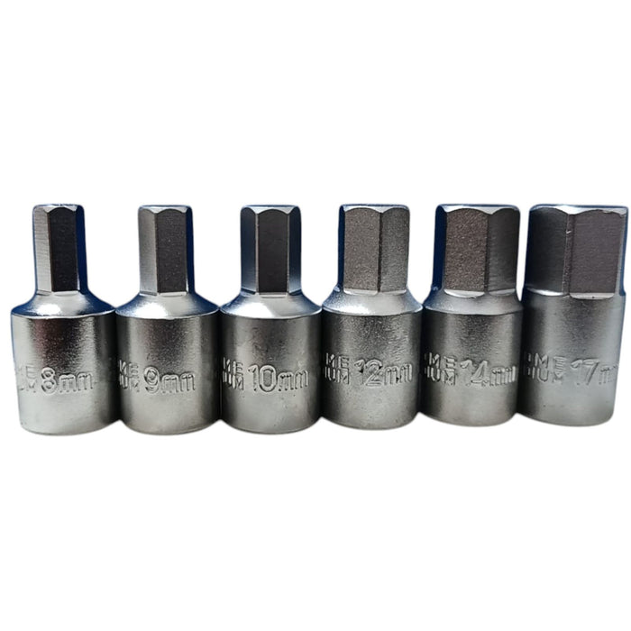 Set 20 chiavi bussola per tappi scarico coppa olio 3/8'' + Chiave Snodo FS156116