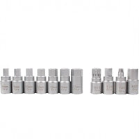 Set 21 Chiavi Bussola per Tappi Scarico Coppa Olio 3/8"+valigetta Art.867211