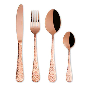 Set 24 posate DROPS F/RAME Oro Bronze