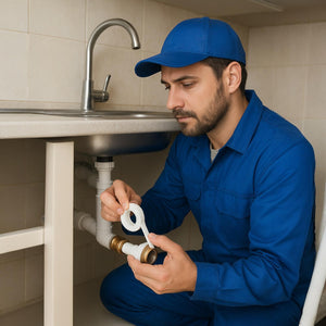 Set 3 PZ Nastro in Teflon Bianco PTFE Nastro Sigillante per Filettature, Raccordi Acqua e Gas 07124