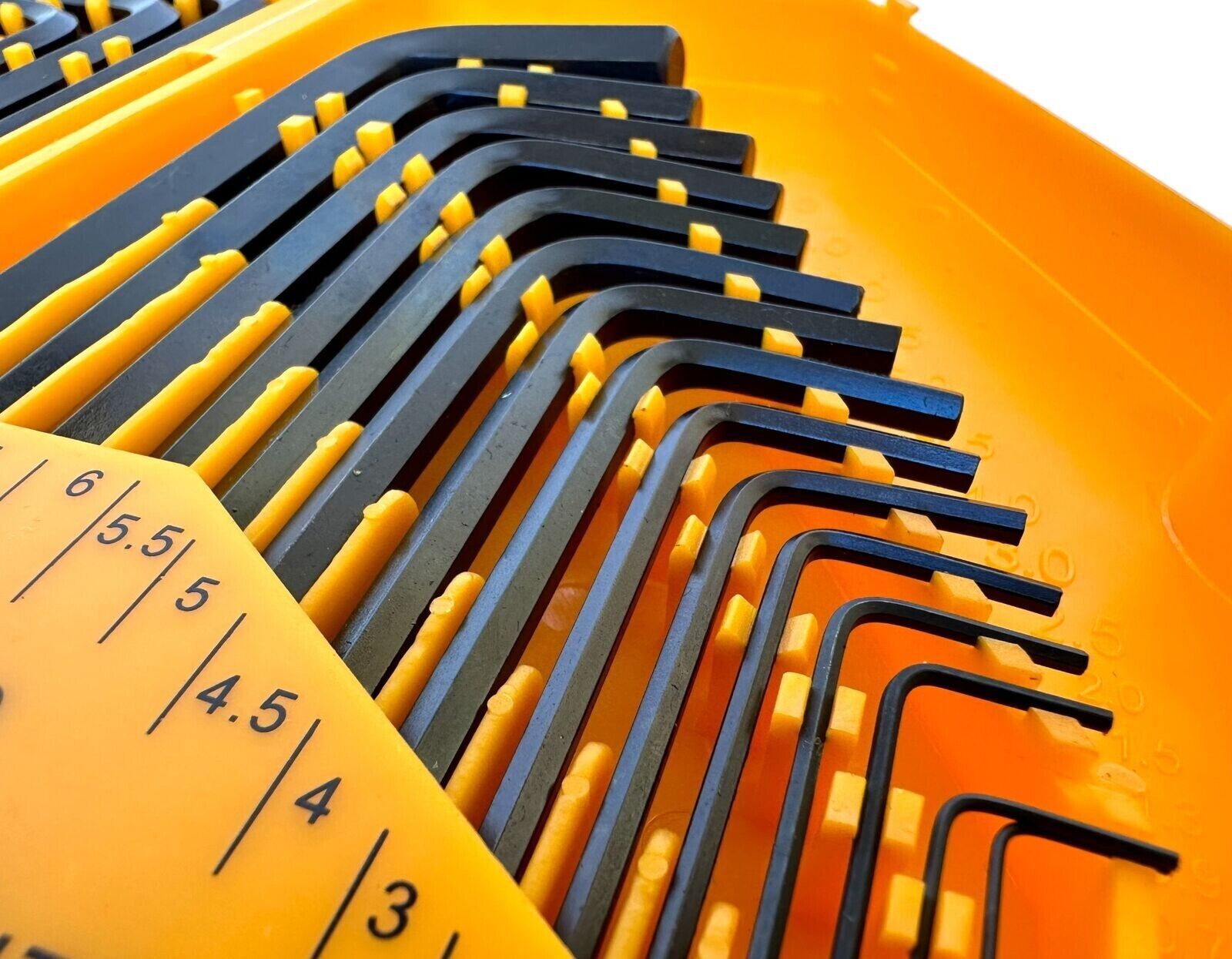 Set 30 chiavi a BRUGOLA ESAGONALI misure in POLLICI E METRICHE